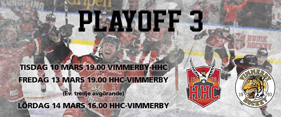 Hudik Mot Vimmerby I Playoff 3 Hockeyettan Se